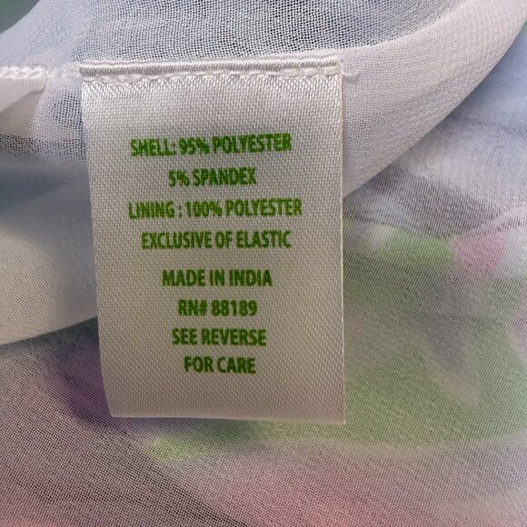 Lilly Pulitzer Heline Stretch Dress 10 Gecko Green Beach Bash NWT - Picture 7 of 12